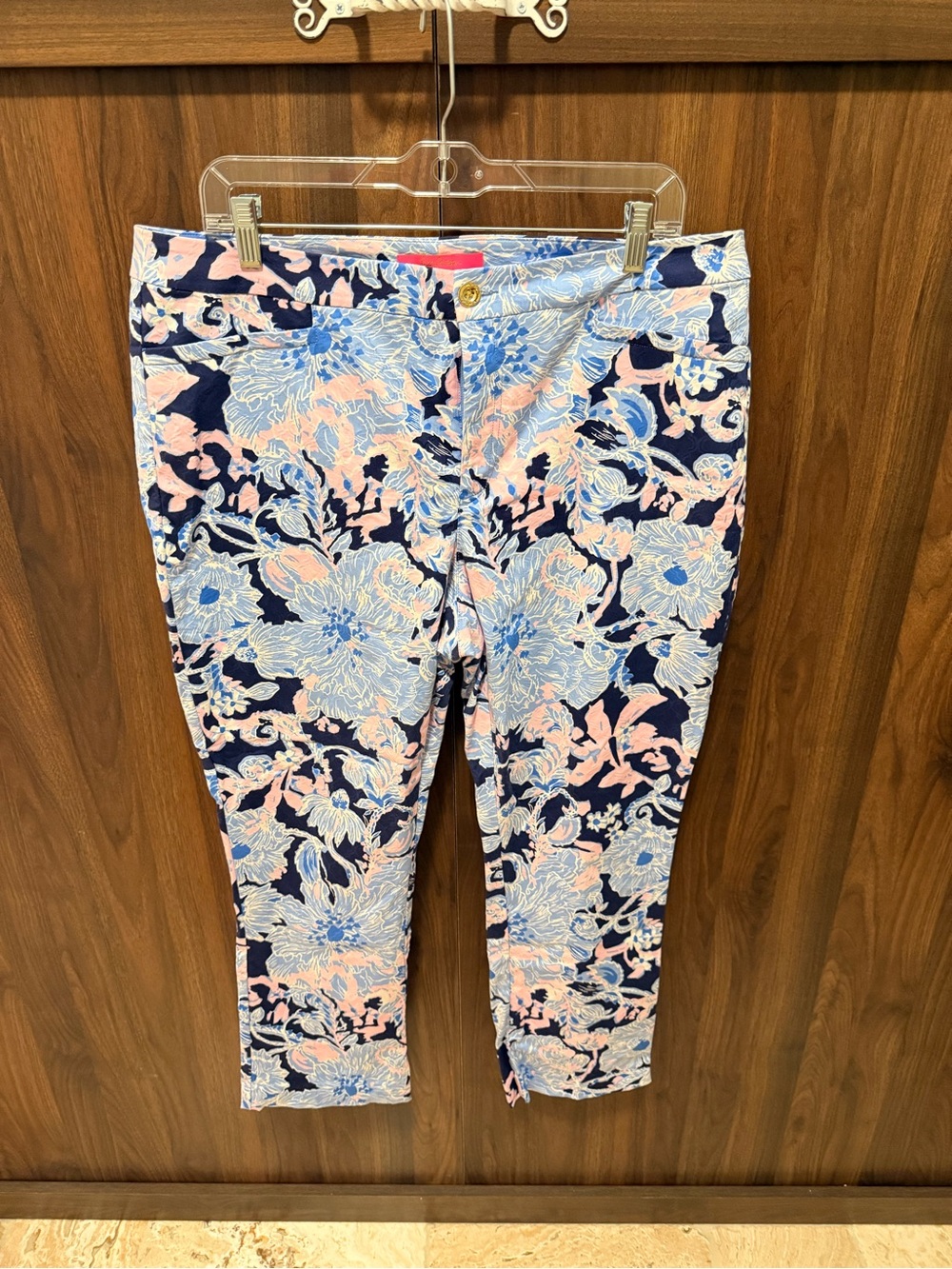 Lilly Pulitzer Kelly Ankle Pants, Size 16